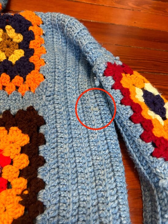 Granny Square Sweater - Picture 3 of 4